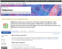 PDBeChem: Searching for small molecules and small molecule fragments